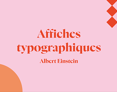 Affiches typographiques