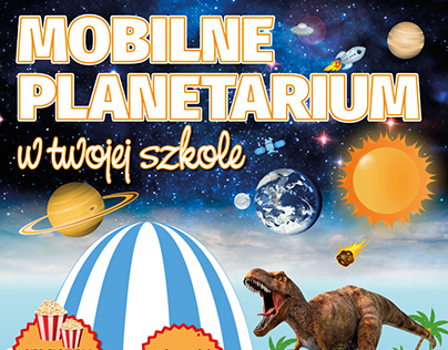 Mobilne Planetarium - plakat