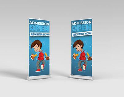 Project thumbnail - Standee design for Alif school system