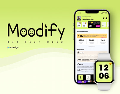 Moodify - Mood Setting App | UI Design