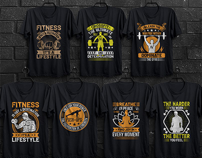 Fitness T-shirt Design