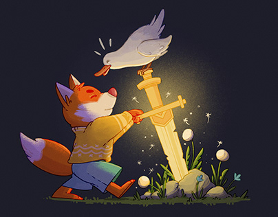 brave little fox