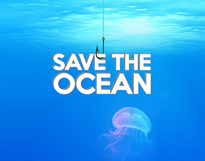 Save the ocean logo - School assignment