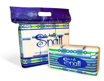 محصولات دستمال کاغذی اقتصادی اسنیل Snail SoftPack Tiss