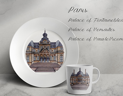 Souvenirs The architecture of Paris and Palaces
