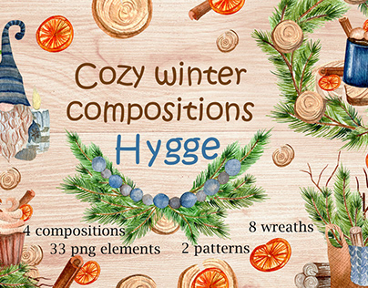 Cozy winter compositions