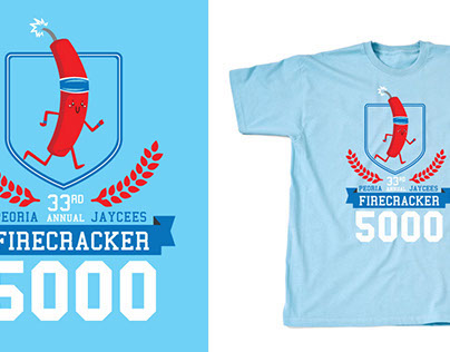 Firecracker 5000 Logo Shirt Design