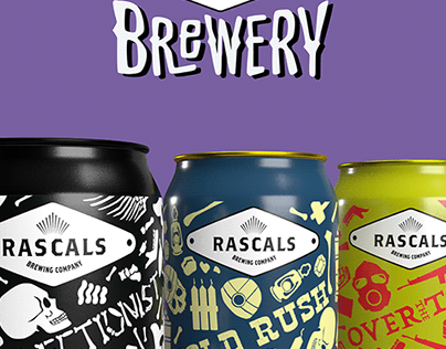 Rascals Beer Can Design