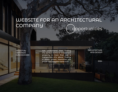 Website for an Architectural Company