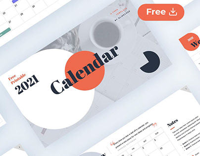 Ray • Free 2021 Calendar Template