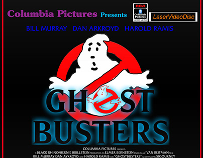 LD Cover Art of "Ghostbusters" (1984) RCA CPHV-1st