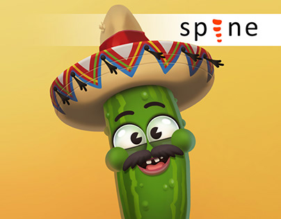 Mexican cucumber - Spine 2D animations