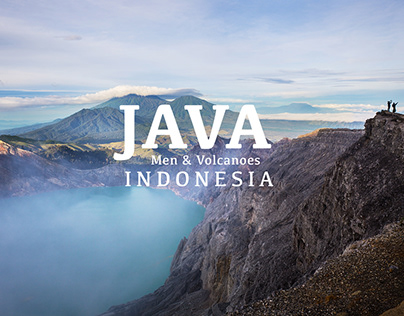 Indonesia, men & volcanoes