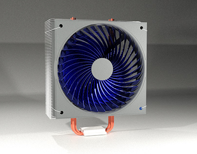 3D Model | CPU Cooler design & Animation