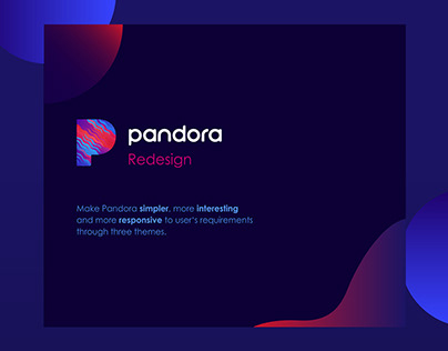 Pandora Music Player Redesign