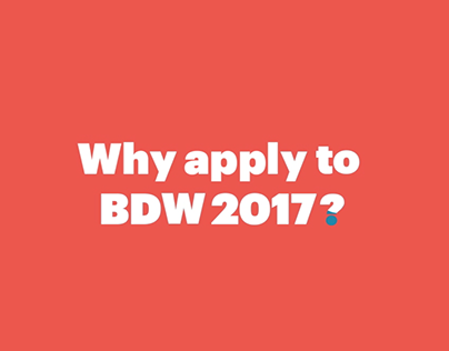 BDW 2017 short animated videos