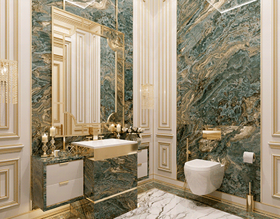 Luxurious Colors for the Bathroom.