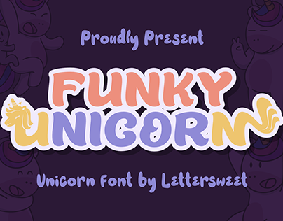 Funky Unicorn - Display Unicorn