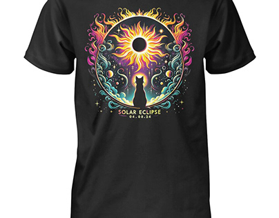 Total Solar Eclipse 2024 T Shirts