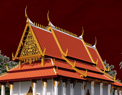 Khmer Wat- Traditional Architecture ព្រះវិហារជហ្វា៤