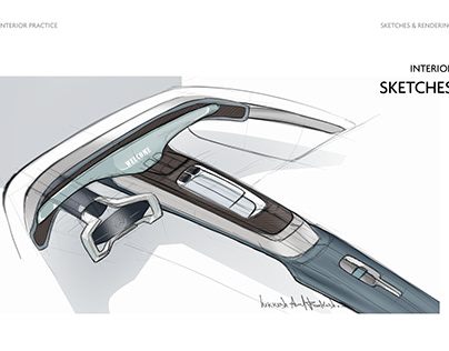 Automotive Interior Sketch