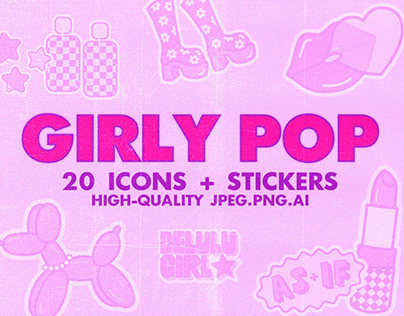 Project thumbnail - Girly Pop Icons // Exclusively in the Creative Hotline