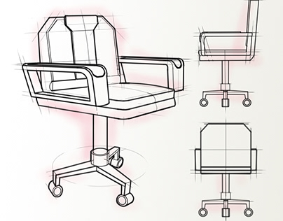 Office chair sketches