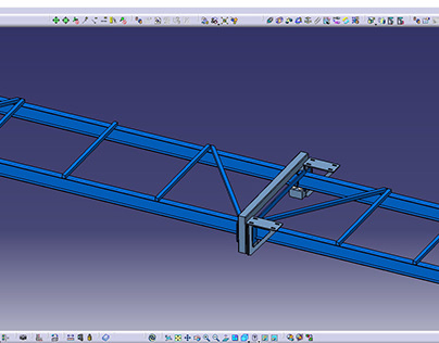 Design and construction of monorail roof structure