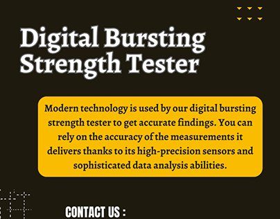 Digital bursting strength tester | Perfectgroupindia