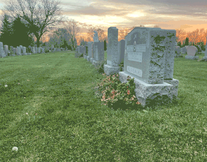 Le fantôme du cimetière