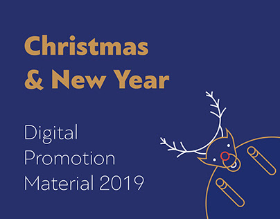 Christmas & New Year Digital Promotion Material 2019