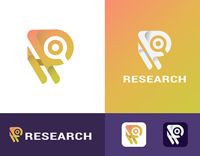 Research Modern logo design and letter logo design