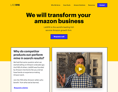 B2B Agency Homepage Idea Exploration
