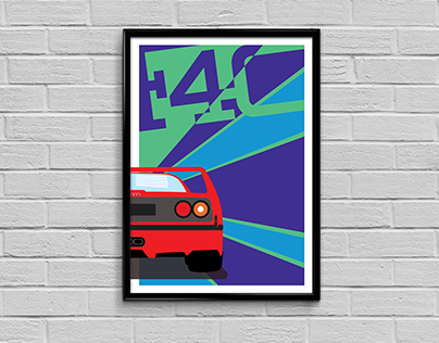 Poster Design - Ferrari F40