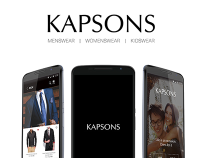Kapsons Shopping App Design