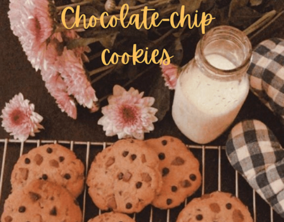 Chocolate-chip cookies - Aesthetic recipe video