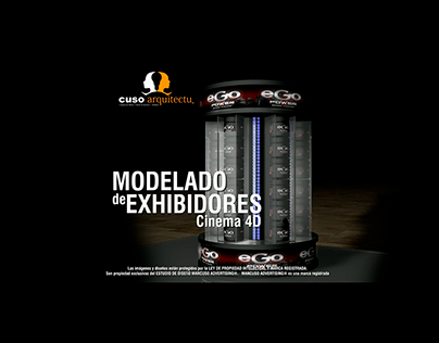 Modelado 3d de Exhibidores