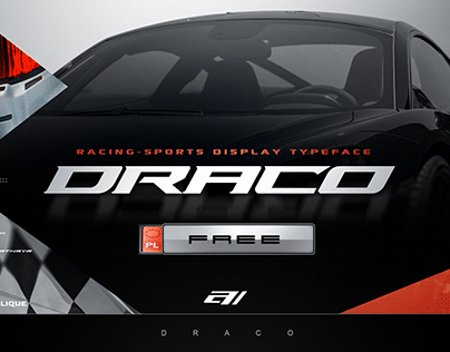 Draco - Free Racing Display Font