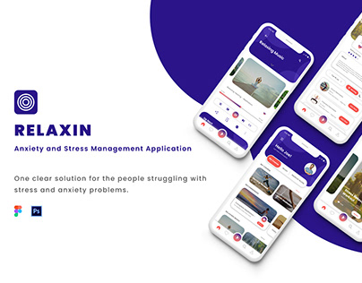 Relaxin - Anxiety and Stress Management Application