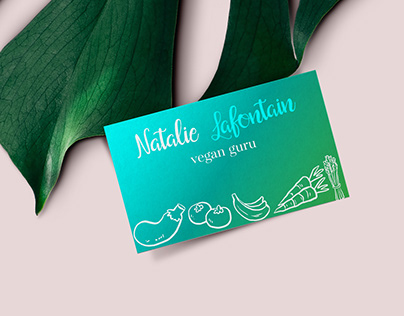 Vegan business card