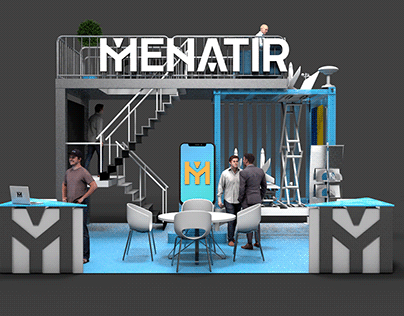 Exhibition Stand Design "MENATIR" to UAV Expo Las Vegas