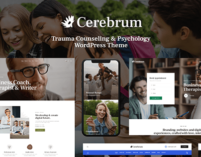 Cerebrum - Trauma Counseling & Psychology WP Theme