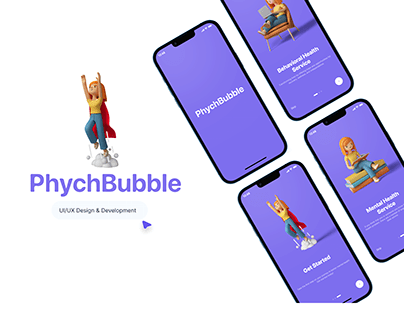 PhychBubble App UI UX Design