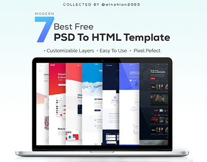 Download Psd To Html Projects Photos Videos Logos Illustrations And Branding On Behance PSD Mockup Templates