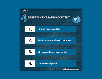 benefits of creating content