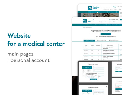 Website for a medical centre