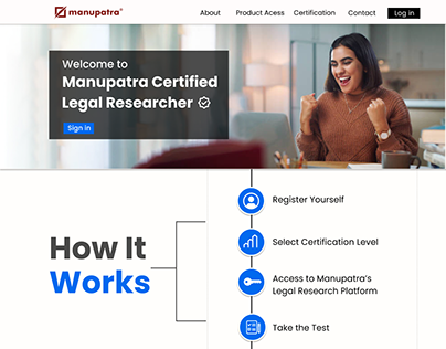 Legal Tech Website UI