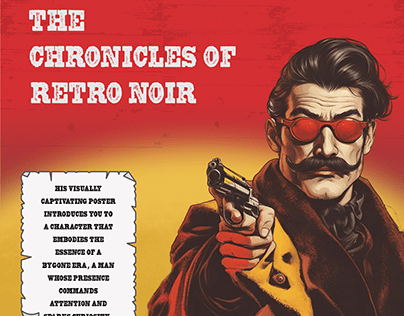 The chronicles of retro noir | Movie inspired poster