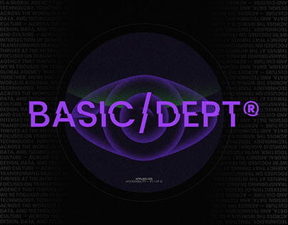 Project thumbnail - BASIC/DEPT ® {Design Agency}