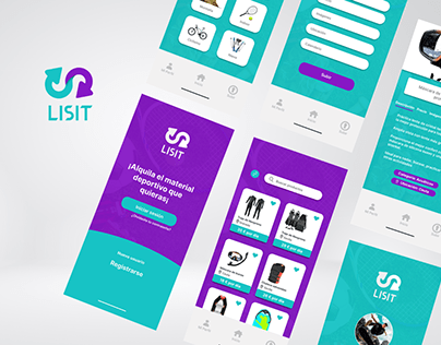 UI Design LISIT mobile application